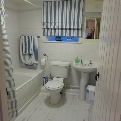 Image of the bathroom in Horseshoe and Anvil self-catering cottages, The Old Forge, Wilton